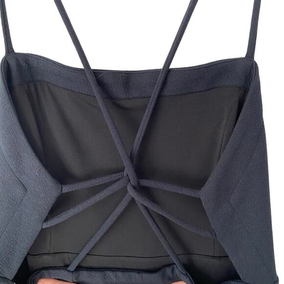 By Anthropologie Strappy Open Back Stretch Midi Dress size medium - Picture 5 of 9